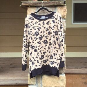 rose floral LuLaRoe long sleeve retro cowgirl boho festival Christmas farmer’s